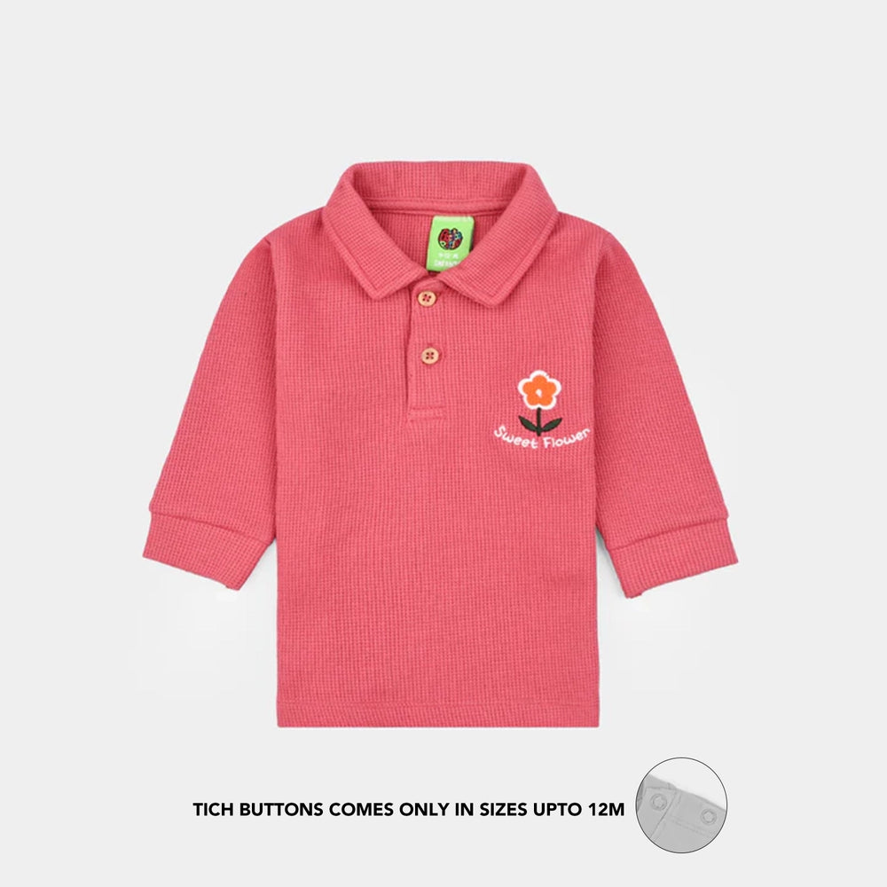 Infant Girls Thermal Suits - Pink