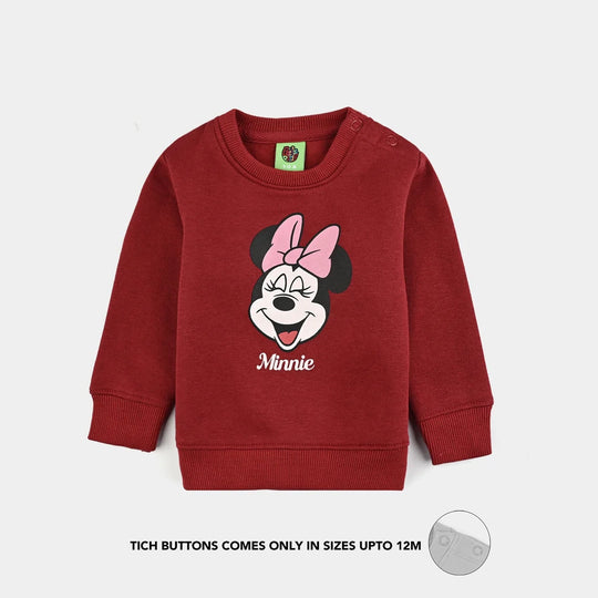 Infant Girls Fleece Sweatshirt Character-Salsa
