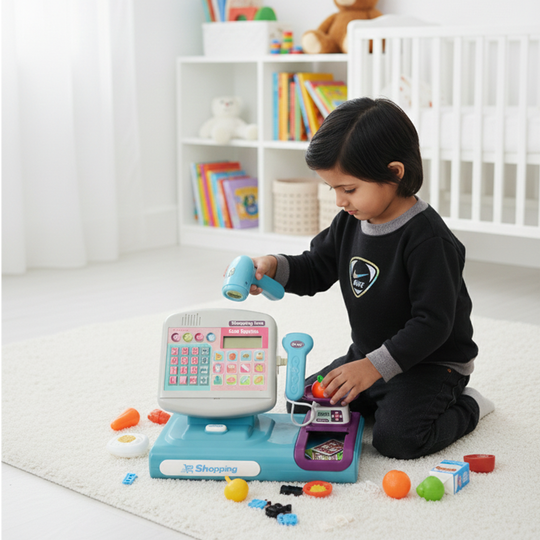 Electronic Cash Register Playset – Pretend Play Toy For Kids