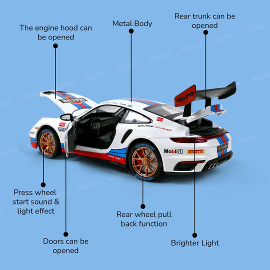3D Framed Die Cast Model Car