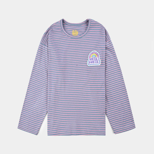 Girls Jersey/Terry T-Shirt F/S OKIE DOKIE