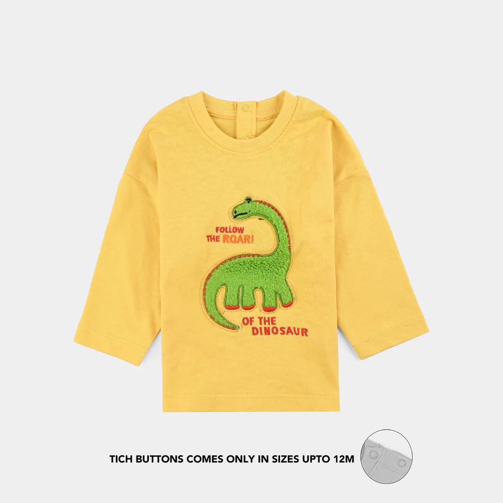 Infant Boys Jersey/Terry T-Shirt DINOSAUR