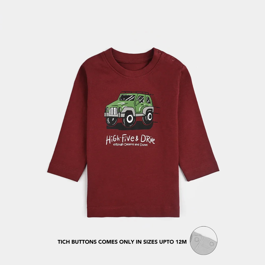 Infant Boys Jersey/Terry T-Shirt
