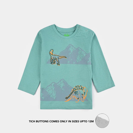 Infant Boys Jersey/Terry T-Shirt F/S DINO