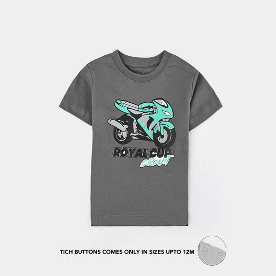 Infant Boys Jersey/Terry T-Shirt ROYAL CUP