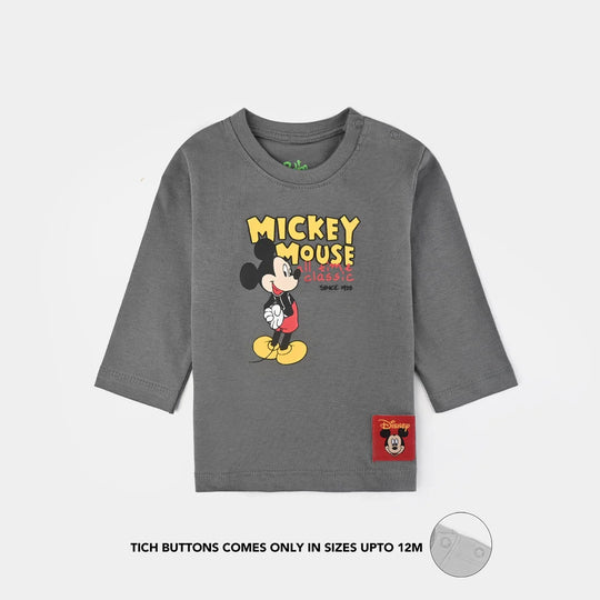 Infant Boys Jersey/Terry T-Shirt F/S Character-Lava Smoke