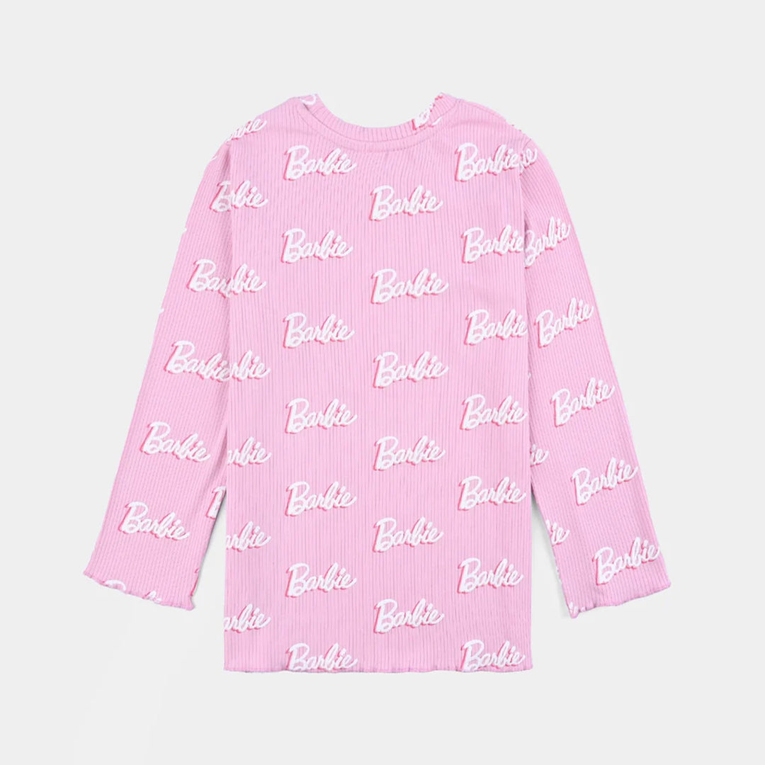 Girls Lycra Jersey T-Shirt F/S - Pink