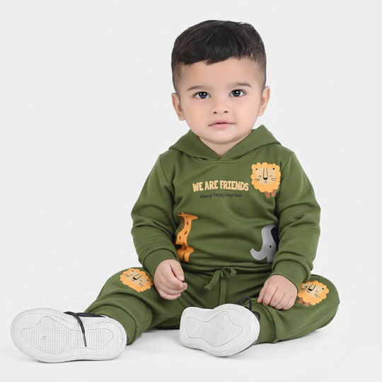 Infant Boys Cotton Interlock Suit Fun Time