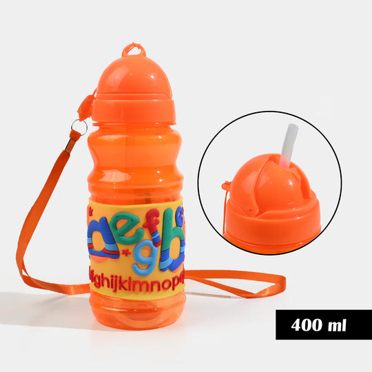 Kids Plastic Water Bottle with Carrying Strap
