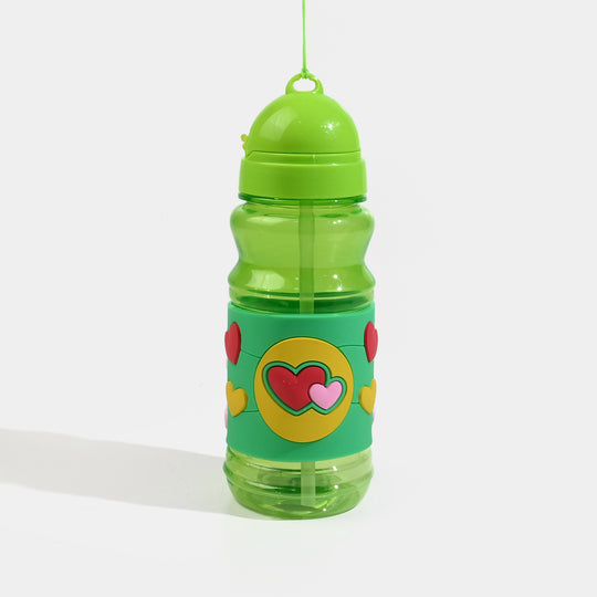 Kids Plastic Water Bottle with Carrying Strap
