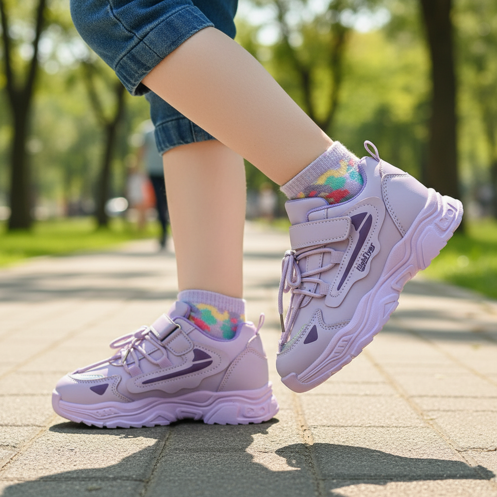 Girls Joggers 007-2-PURPLE