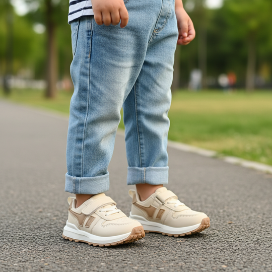 Girls Joggers 1528-BEIGE