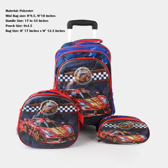 Character Trolley Bag 3pc Set