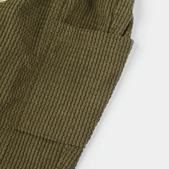 Infant Boys Corduroy Pant Horn-Olive
