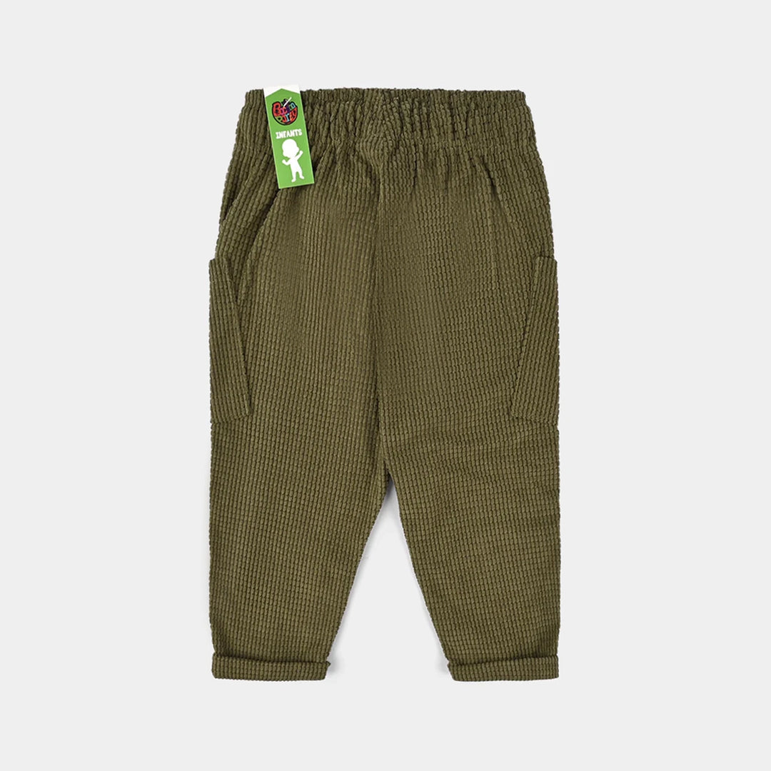 Infant Boys Corduroy Pant Horn-Olive
