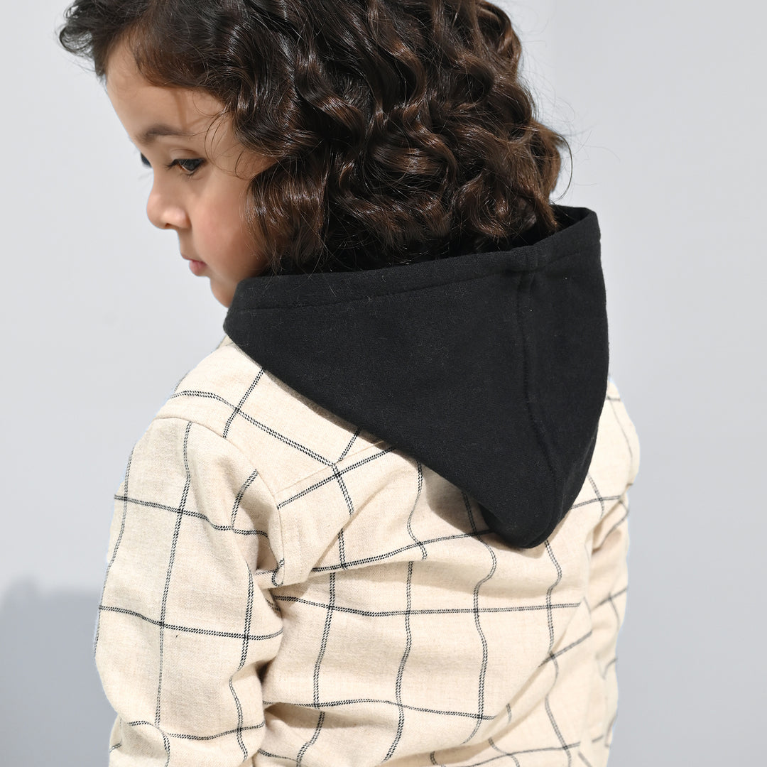 Boys Flannel Shirt (Adventure)-Off.White