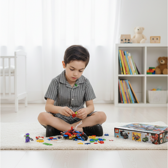 Character Building Blocks Play Set For Kids