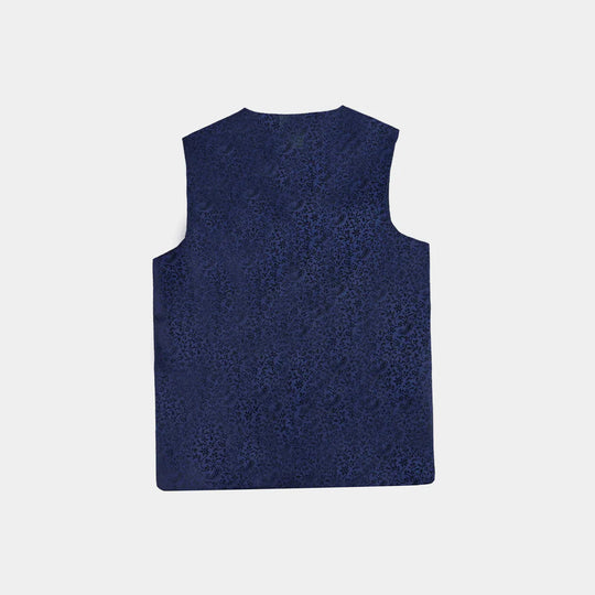 Infant Boys Poly Viscose Waistcoat - Navy