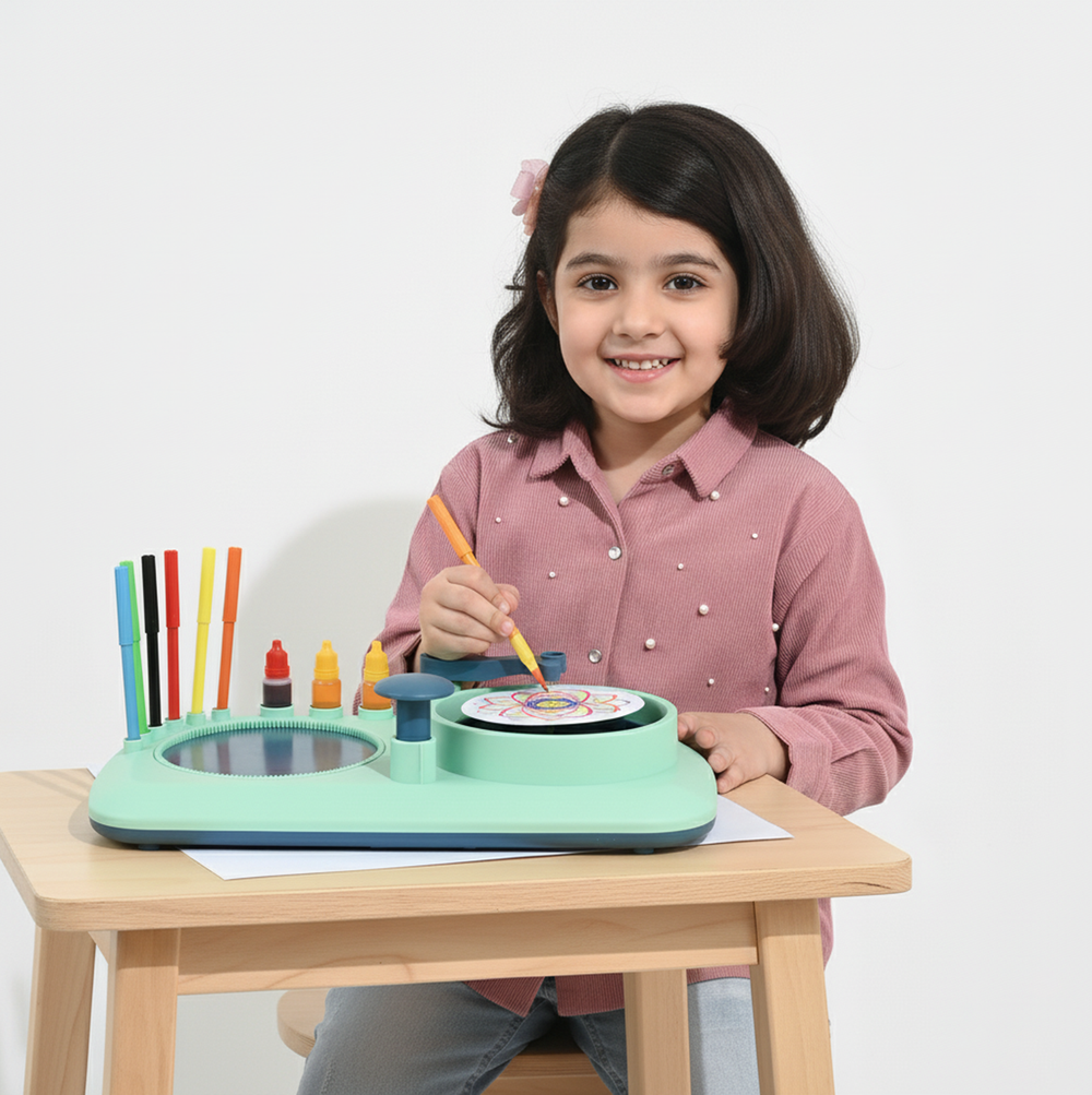 Creative set Art board 3in1 Spirograph Graffiti Drawing
