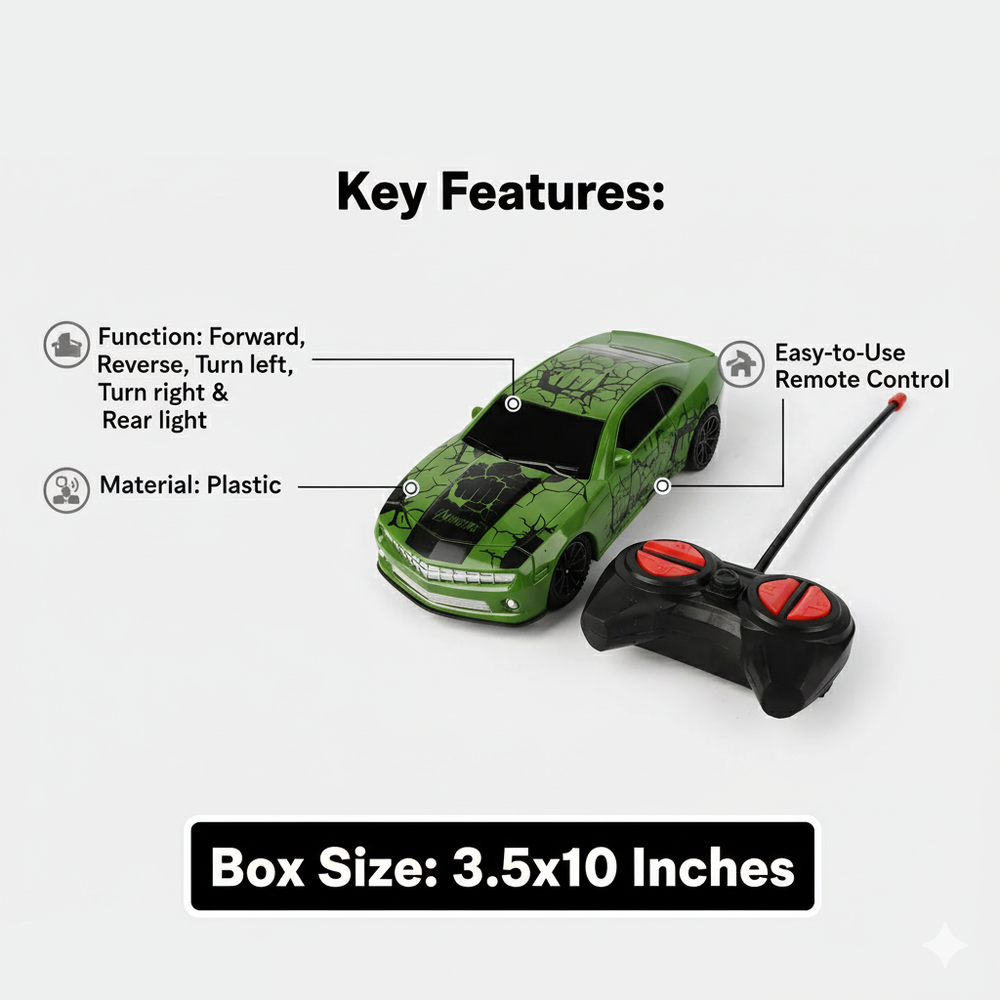 REMOTE CONTROL RACING CAR FOR KIDS