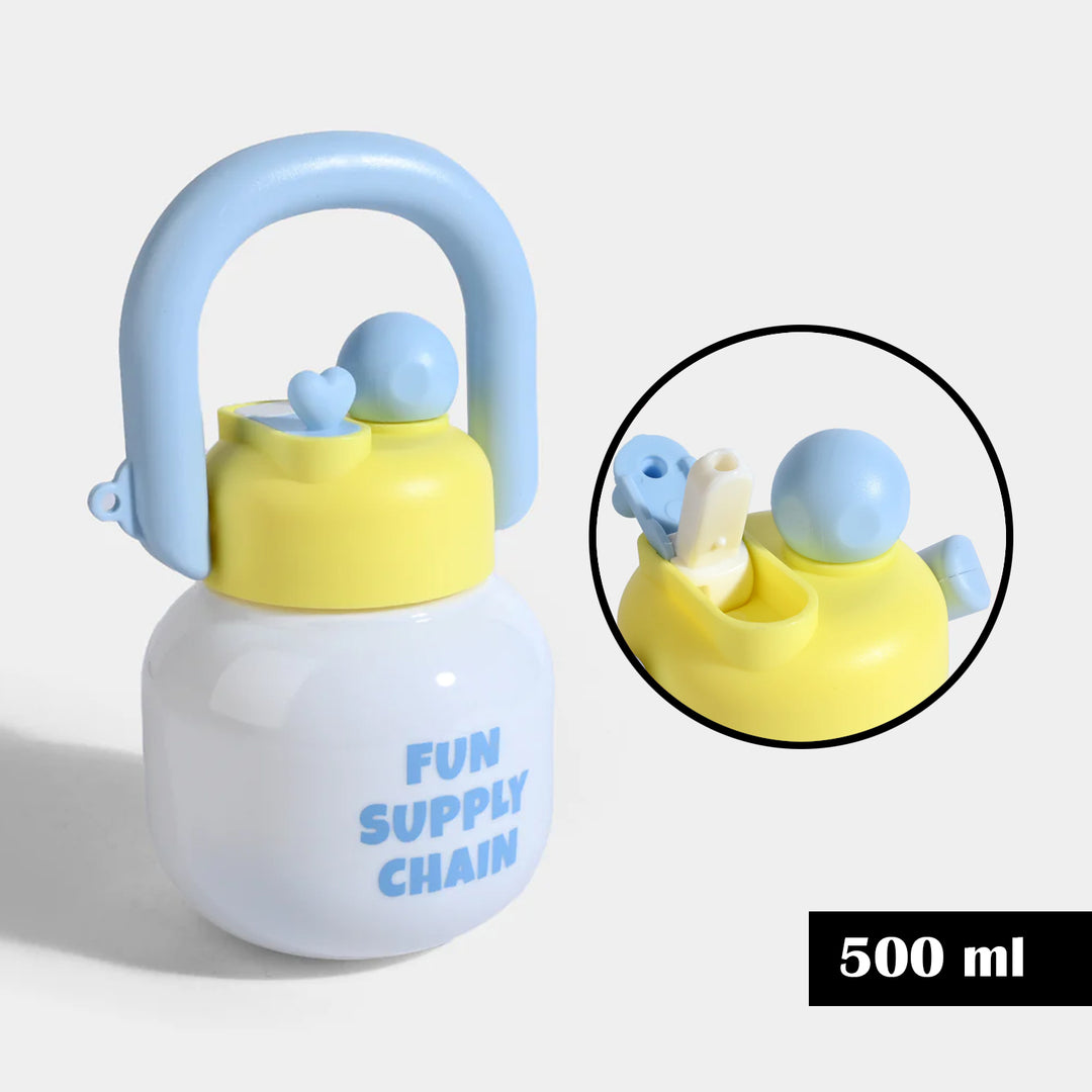 DRINKING STRAW CUP WATER BOTTLE | SH2700 - BLUE