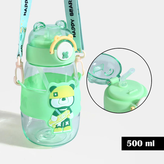 KIDS STRAW WATER BOTTLE/BEAKER | SH2703 - GREEN