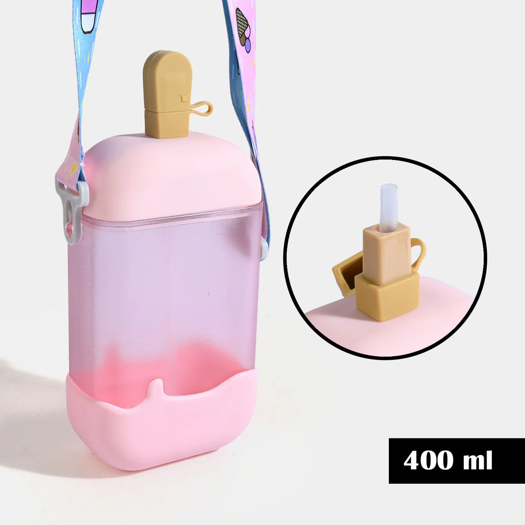 CUTE ICE CREAM WATER BOTTLE/BEAKER | SH2706 - PINK