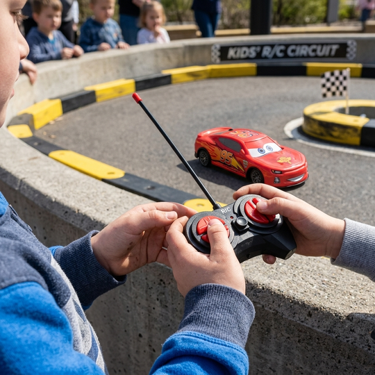 Remote-Controlled Alloy Racing Car For Kids