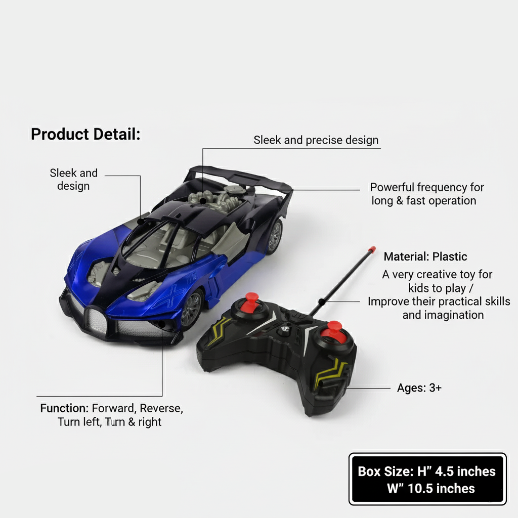 Remote Control Speed Car for Kids