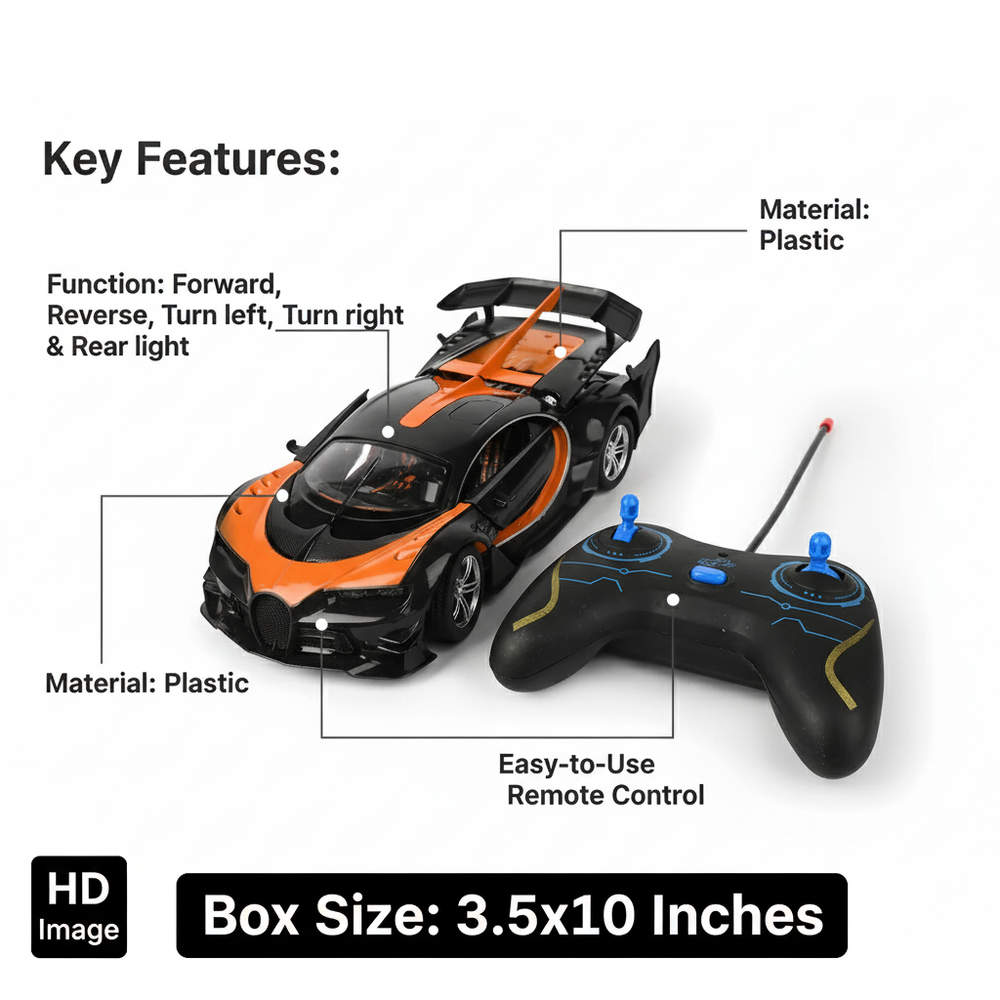 REMOTE CONTROL RACING CAR FOR KIDS