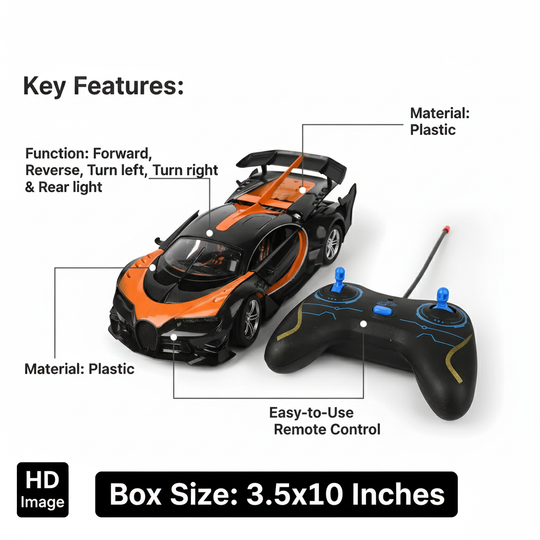 REMOTE CONTROL RACING CAR FOR KIDS