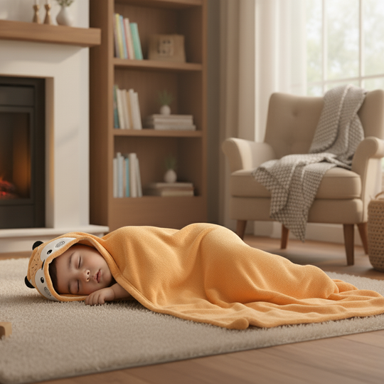 Hooded Character Wrapping Blanket | 0M+