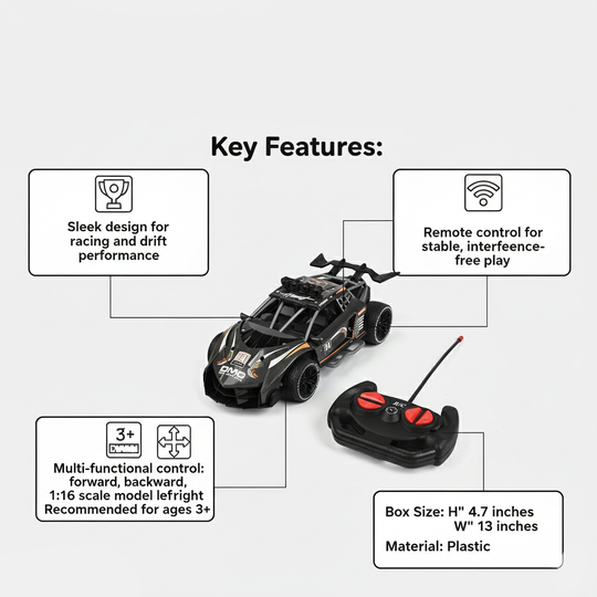 Remote Control Racing & Drift Car for Kids