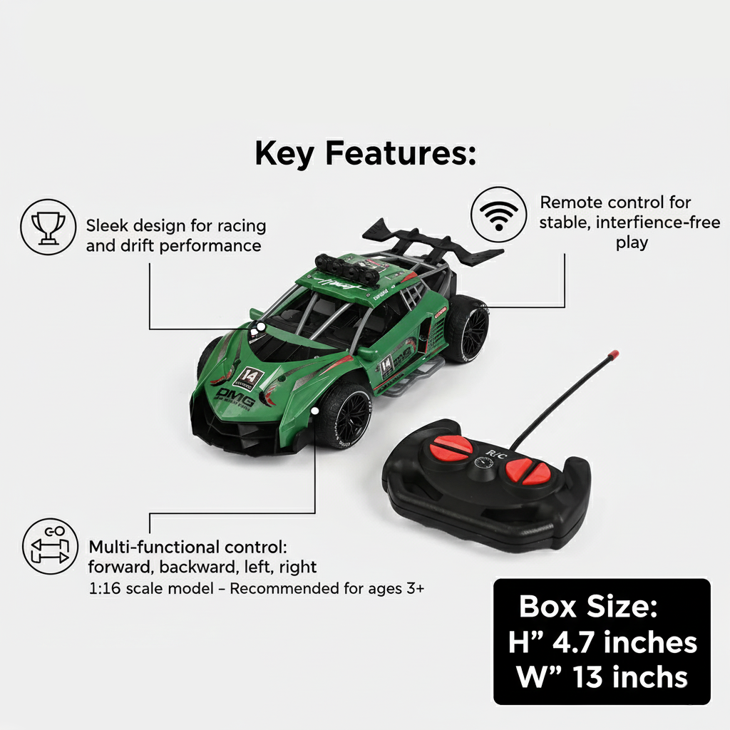 Remote Control Racing & Drift Car for Kids