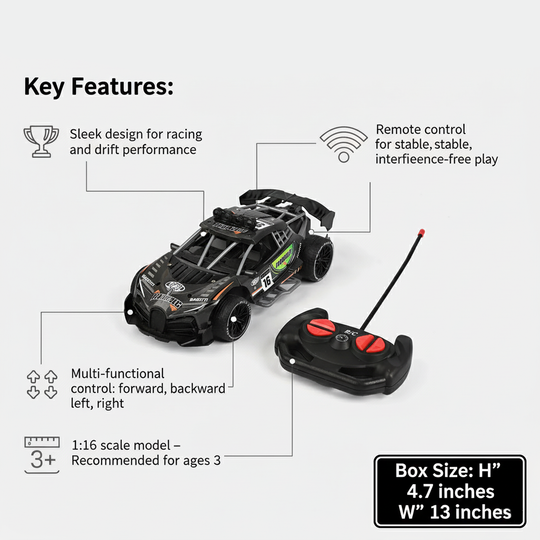 Remote Control Racing & Drift Car for Kids