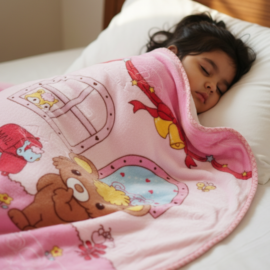 BABY PLUSH BLANKET 1430 PINK