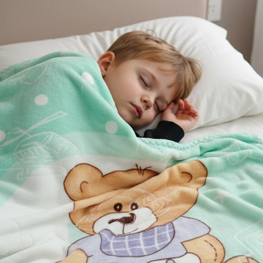 BABY PLUSH BLANKET 1437 GREEN