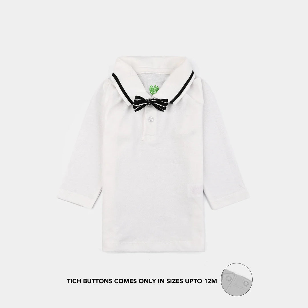 Infant Boys Jacquard Suit (Pop Up Jacquard) - White/Black