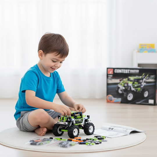 Monster Car Building Blocks