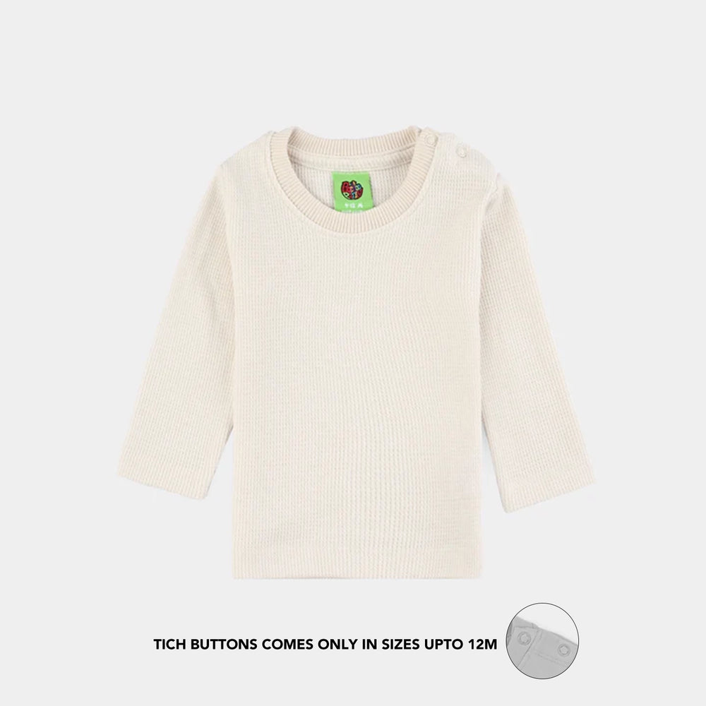 Infant Unisex Thermal Inner Wear Suit - Off White
