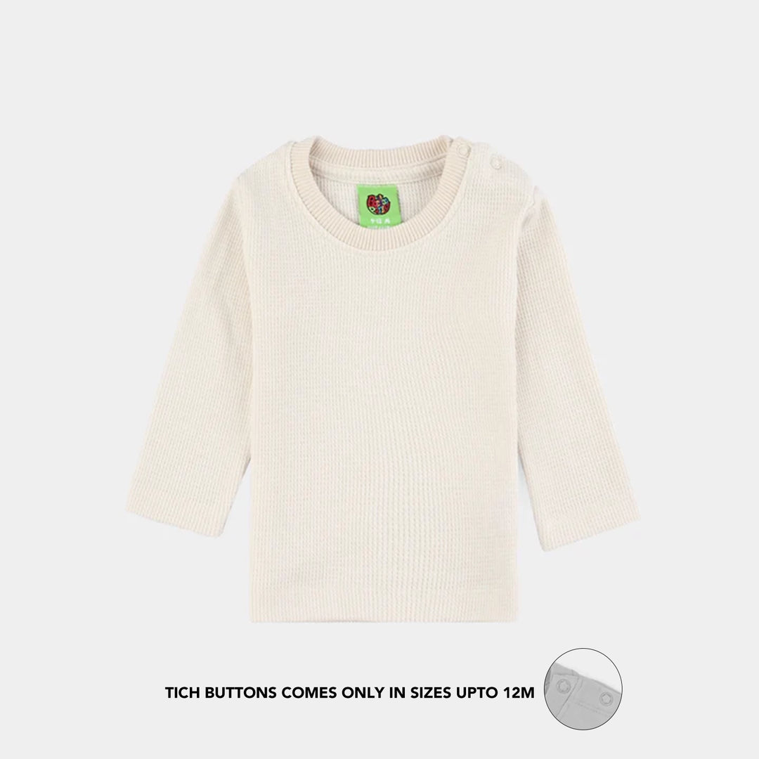 Infant Unisex Thermal Inner Wear Suit - Off White