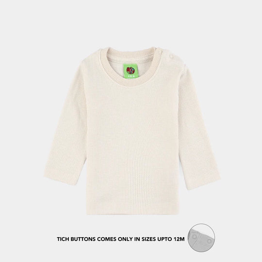 Infant Unisex Thermal Inner Wear Suit - Off White