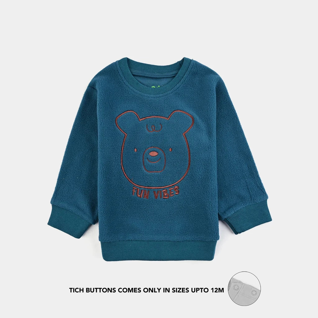 Infant Boys Fleece Sweatshirt - Blue