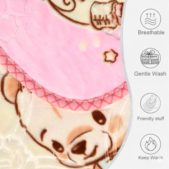 Baby Blanket Embossed Design | 100x130