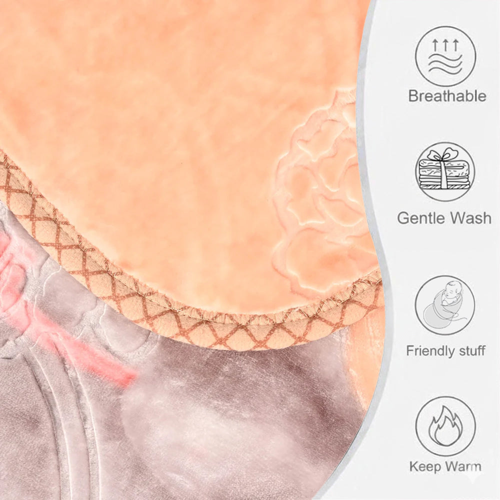 Baby Blanket Embossed Design | 100x130