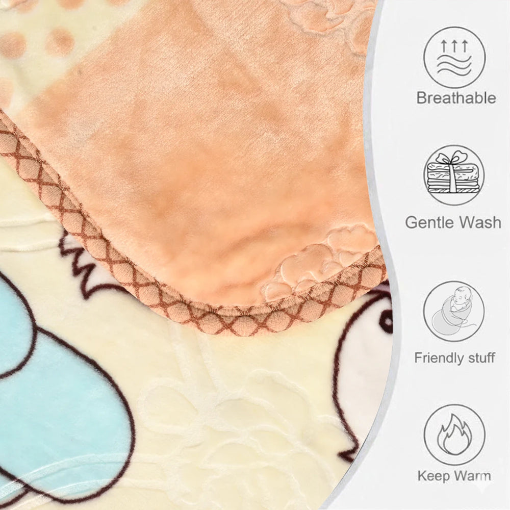 Baby Blanket Embossed Design | 100x130