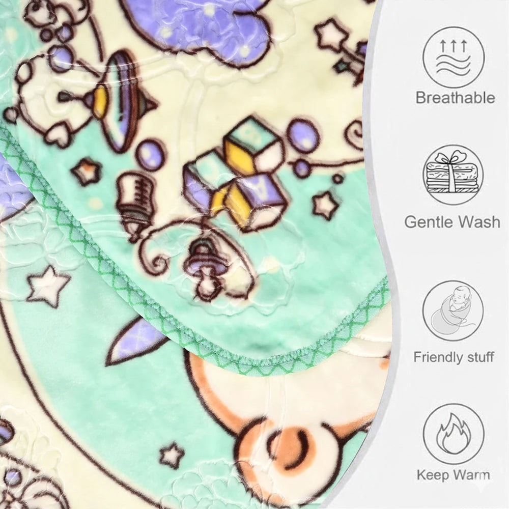 Baby Blanket Embossed Design | 100x130