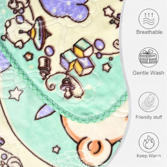 Baby Blanket Embossed Design | 100x130