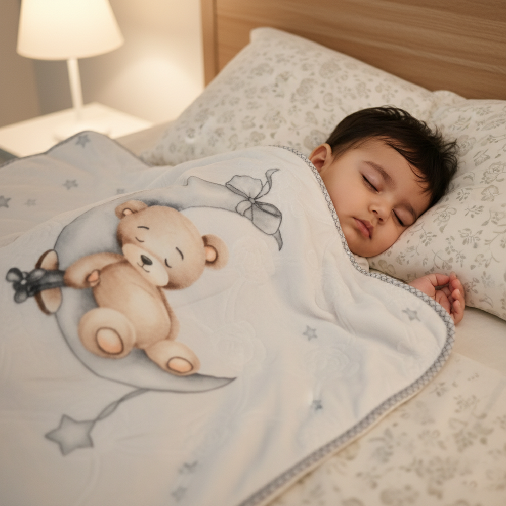 Baby Blanket Embossed Design | 100x130