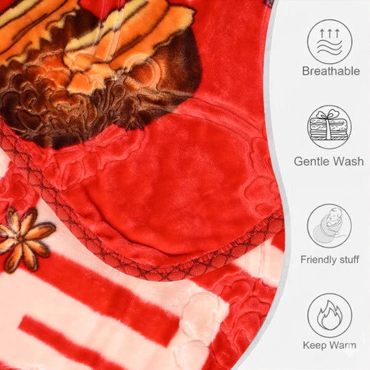 Baby Blanket Embossed Design | 80x110